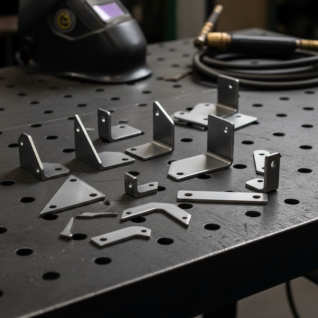 Plasma cut automotive tabs and gussets