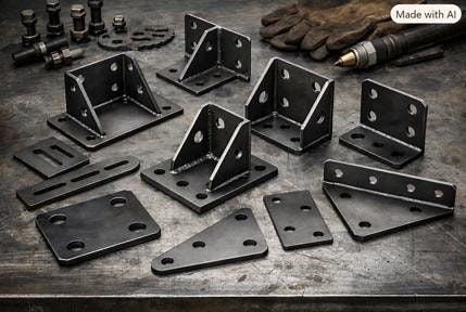 Custom steel brackets